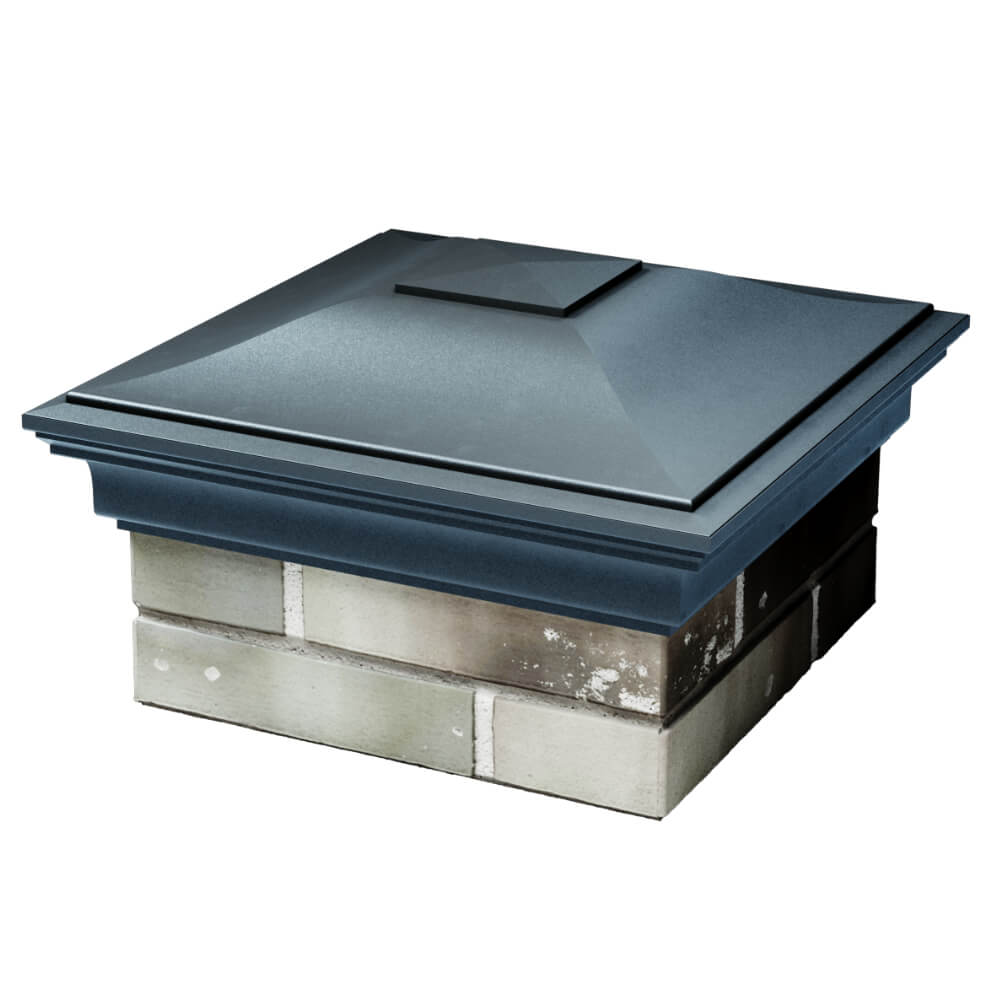 Колпак Zking Монблан Серый на столб 1.5х1.5 кирпича (385х385мм) в Кисловодске фото