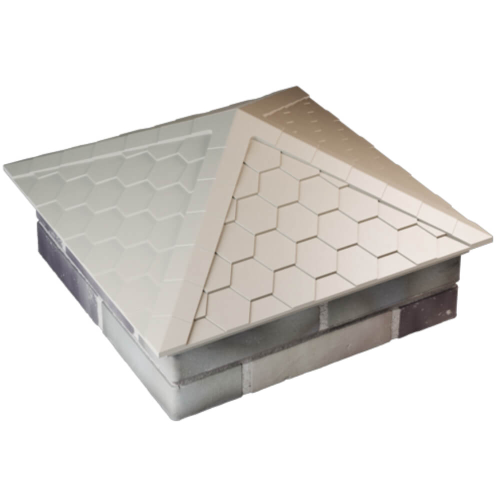 Колпак Zking Эверест Бежевый на столб 2х2 кирпича (535х535мм) Кисловодск фото