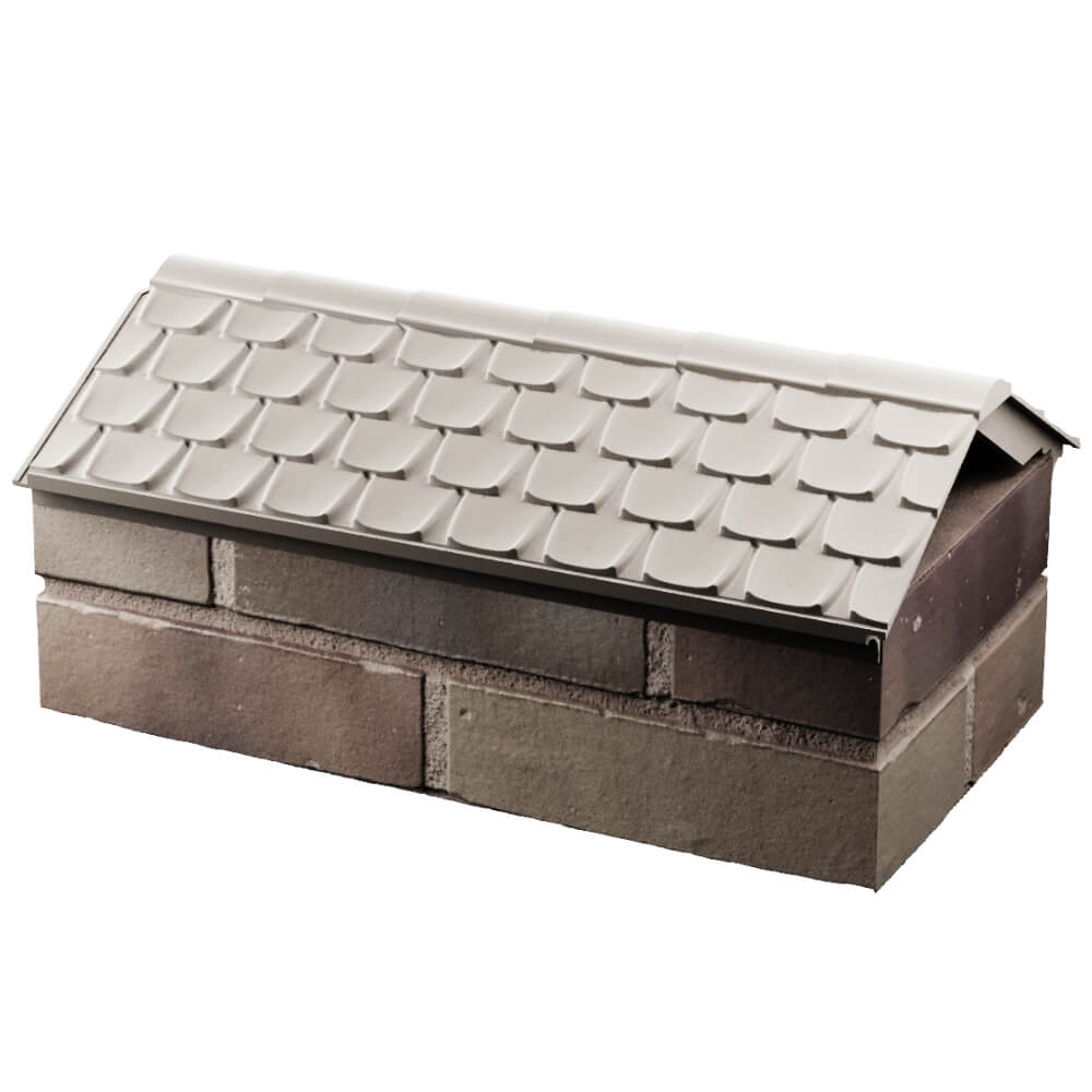 Парапет Zking Эльбрус Бежевый с посадкой на 1 кирпич (255мм) в Кисловодске фото