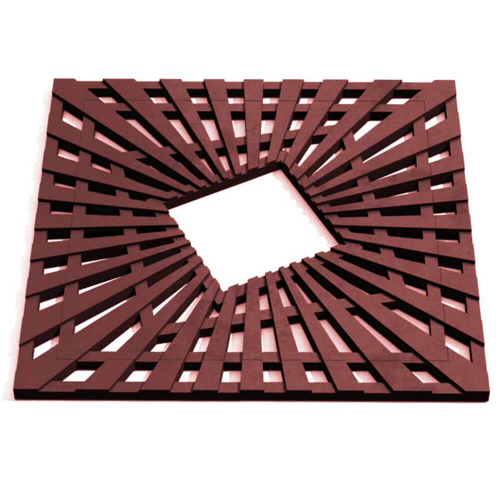 Приствольная решетка для дерева ZKING ATMOSPHERE 1.2х1.2м Коричневая Кисловодск фото