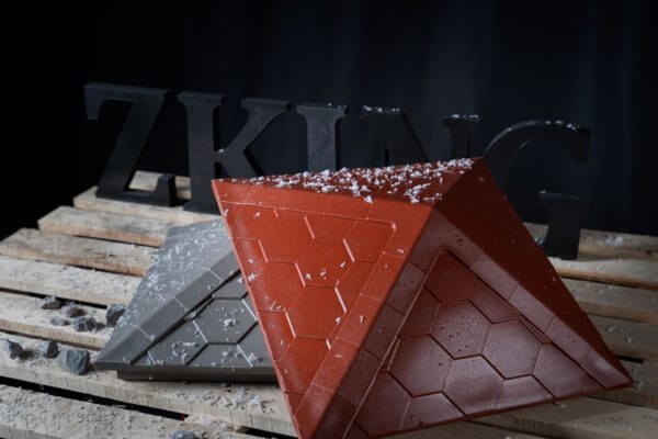 Колпак Zking Эверест Красный на столб 1.5х1.5 кирпича (390х390мм) в Кисловодске фото