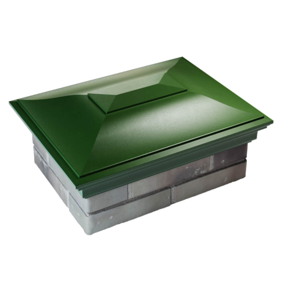 Колпак Zking Монблан Зеленый на столб 2х1.5 кирпича (515х385мм) Кисловодск фото