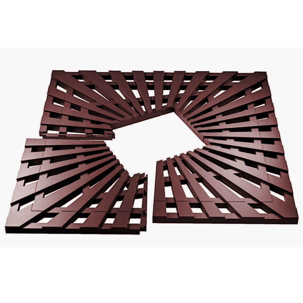 Приствольная решетка для дерева ZKING ATMOSPHERE 1.2х1.2м Коричневая в Кисловодске фото