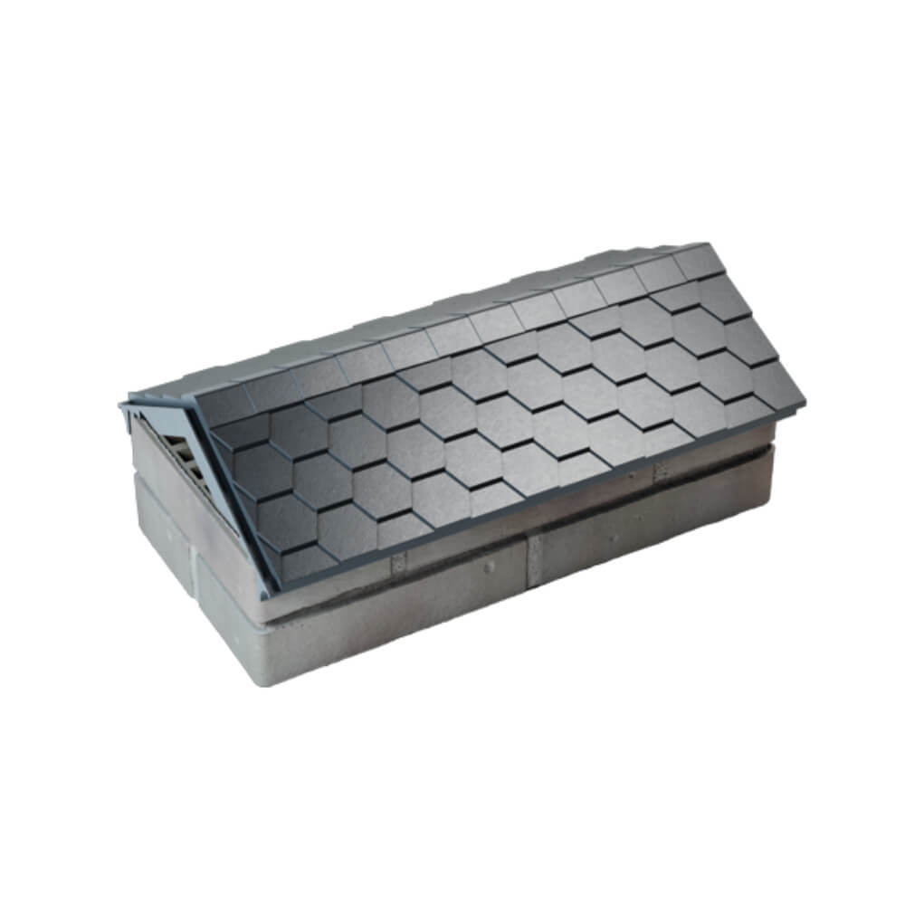 Парапет Zking Эверест Серый с посадкой на 1 кирпич (200/225/255мм) в Кисловодске фото