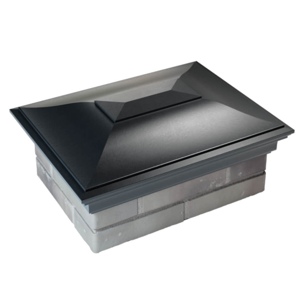 Колпак Zking Монблан Черный на столб 2х1.5 кирпича (515х385мм) Кисловодск фото