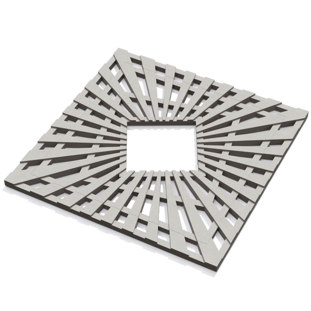 Приствольная решетка для дерева ZKING ATMOSPHERE 1.2х1.2м Бежевая в Кисловодске фото