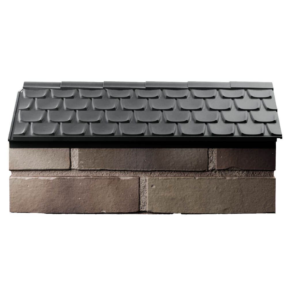 Парапет Zking Эльбрус Серый с посадкой на 1 кирпич (255мм) в Кисловодске фото