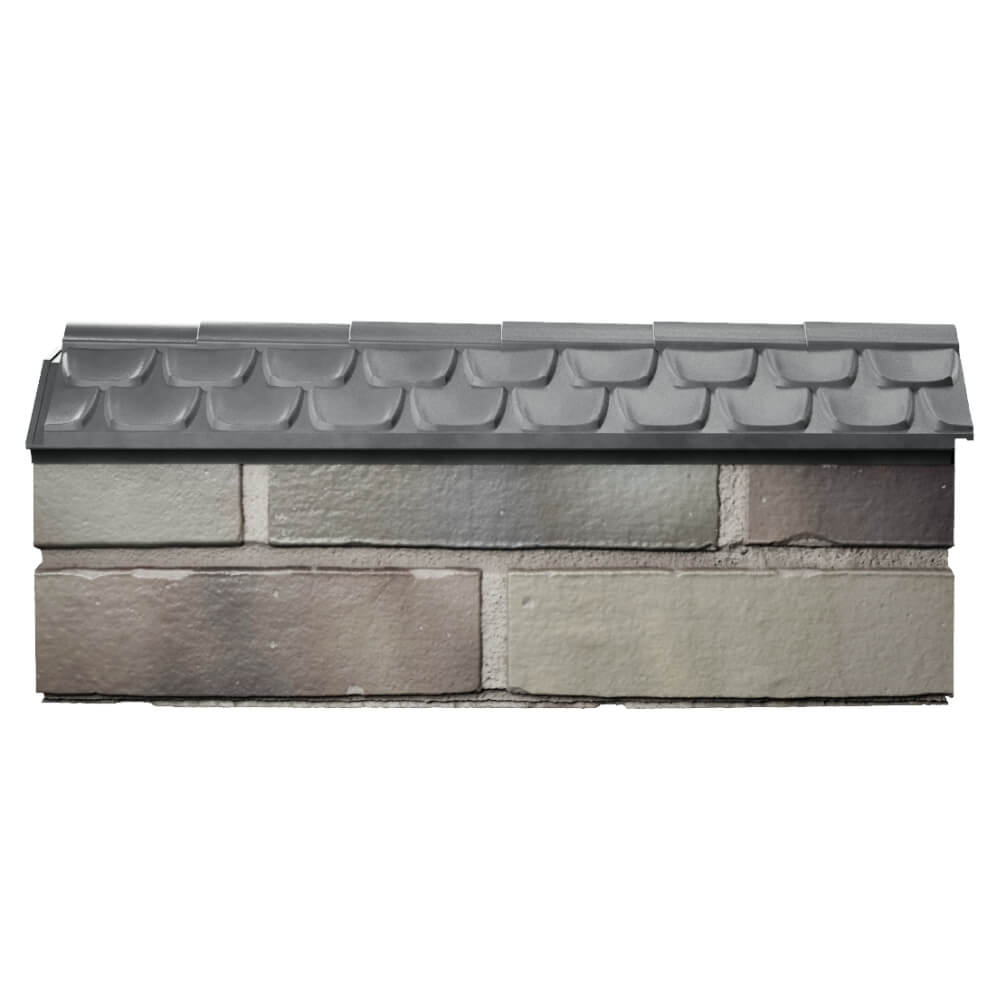 Парапет Zking Эльбрус Серый с посадкой на 0.5 кирпича (130мм) в Кисловодске фото