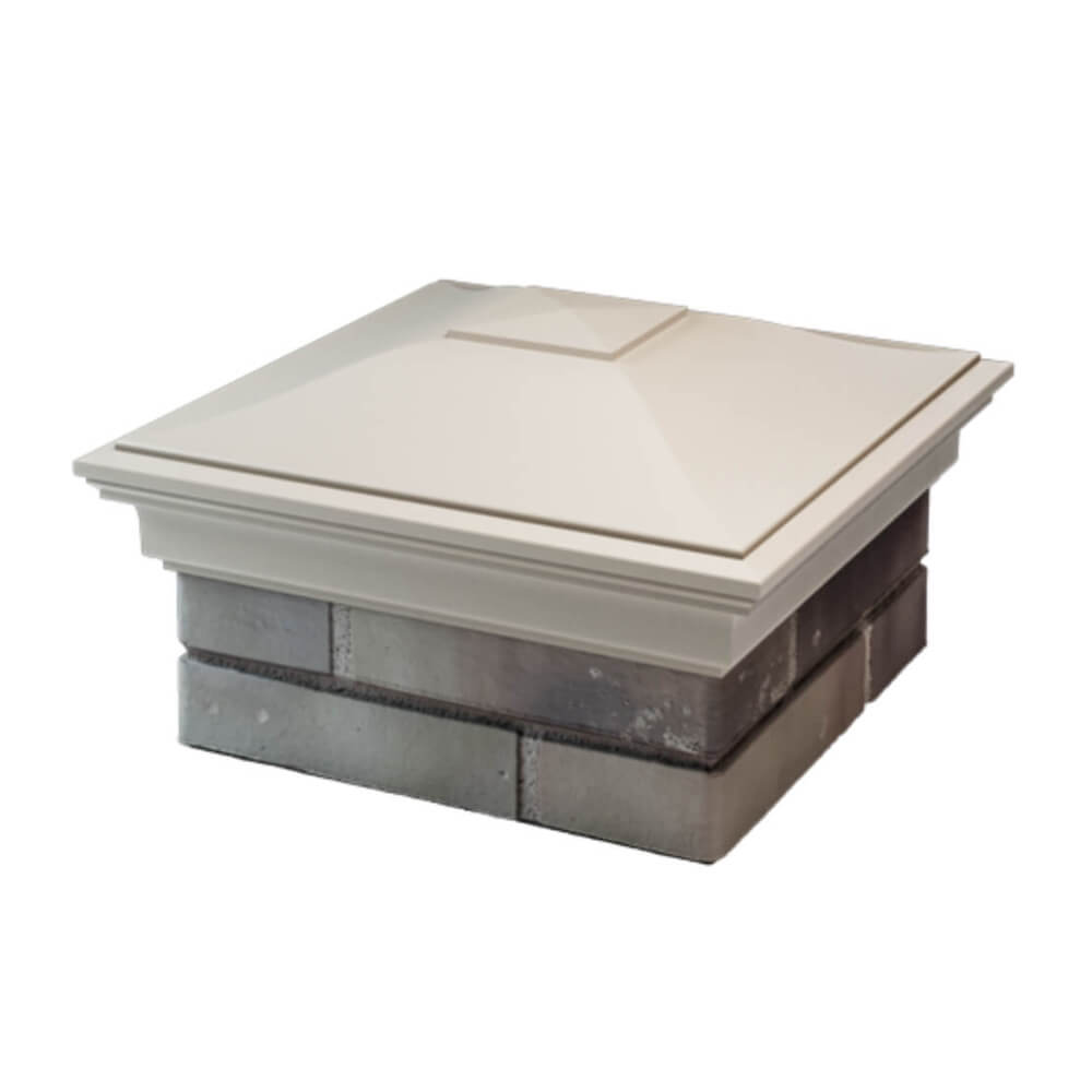 Колпак Zking Монблан Бежевый на столб 1.5х1.5 еврокирпича 0.7НФ (355х355мм) в Кисловодске фото