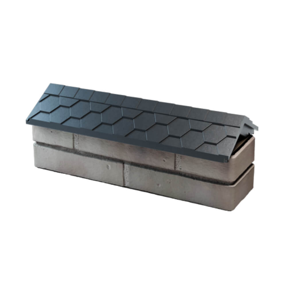 Парапет Zking Эверест Серый с посадкой на 0.5 кирпича (130мм) в Кисловодске фото