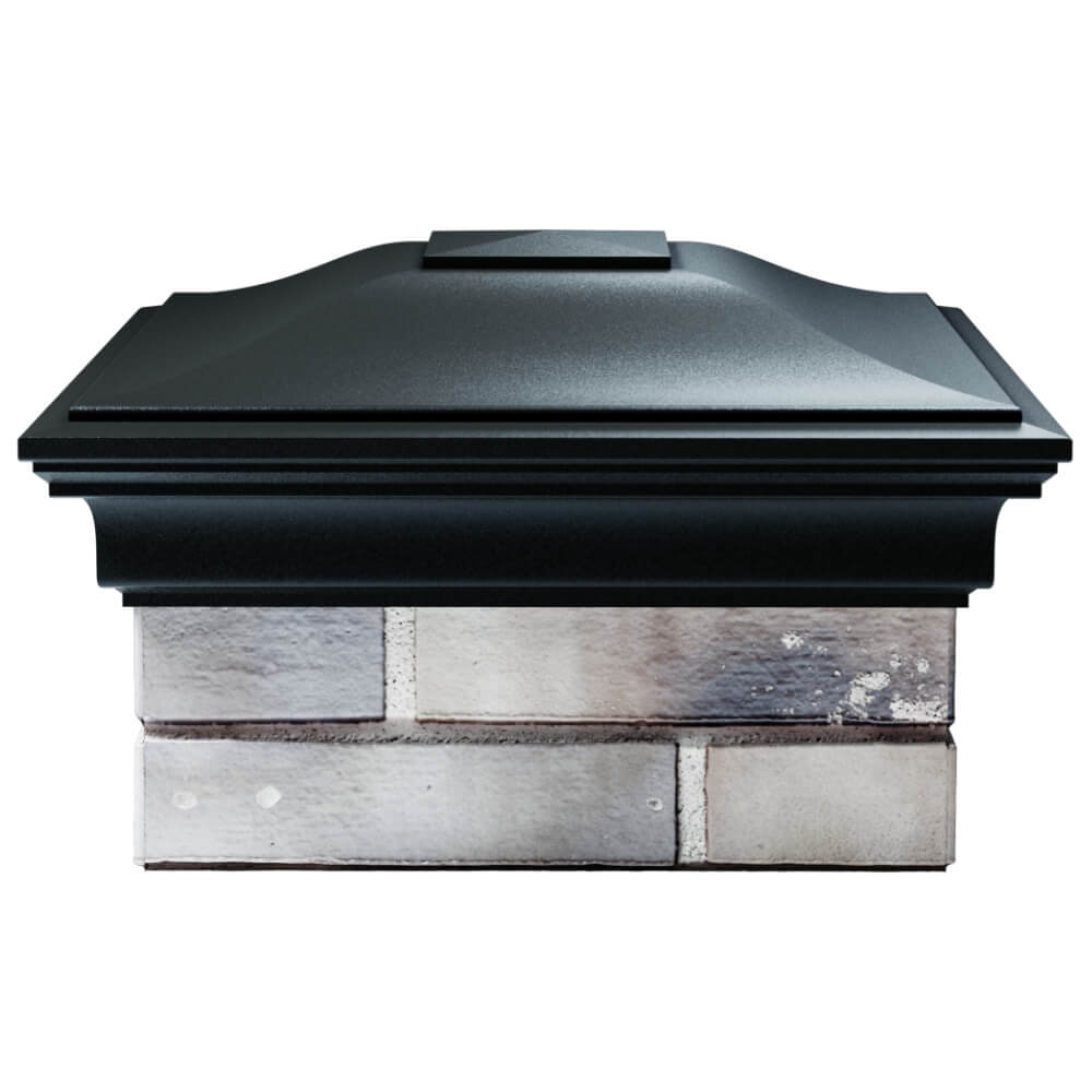 Колпак Zking Монблан Черный на столб 1.5х1.5 кирпича (385х385мм) Кисловодск фото