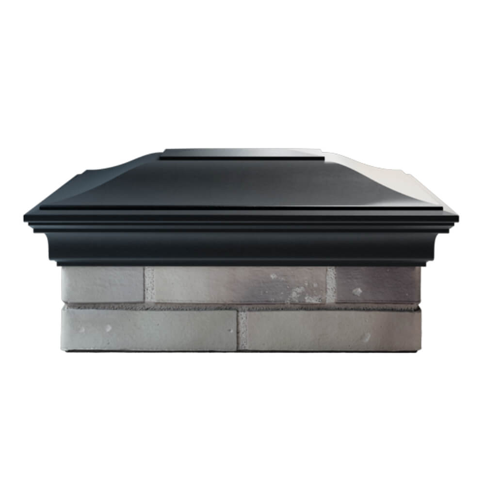 Колпак Zking Монблан Черный на столб 2х1.5 кирпича (515х385мм) в Кисловодске фото