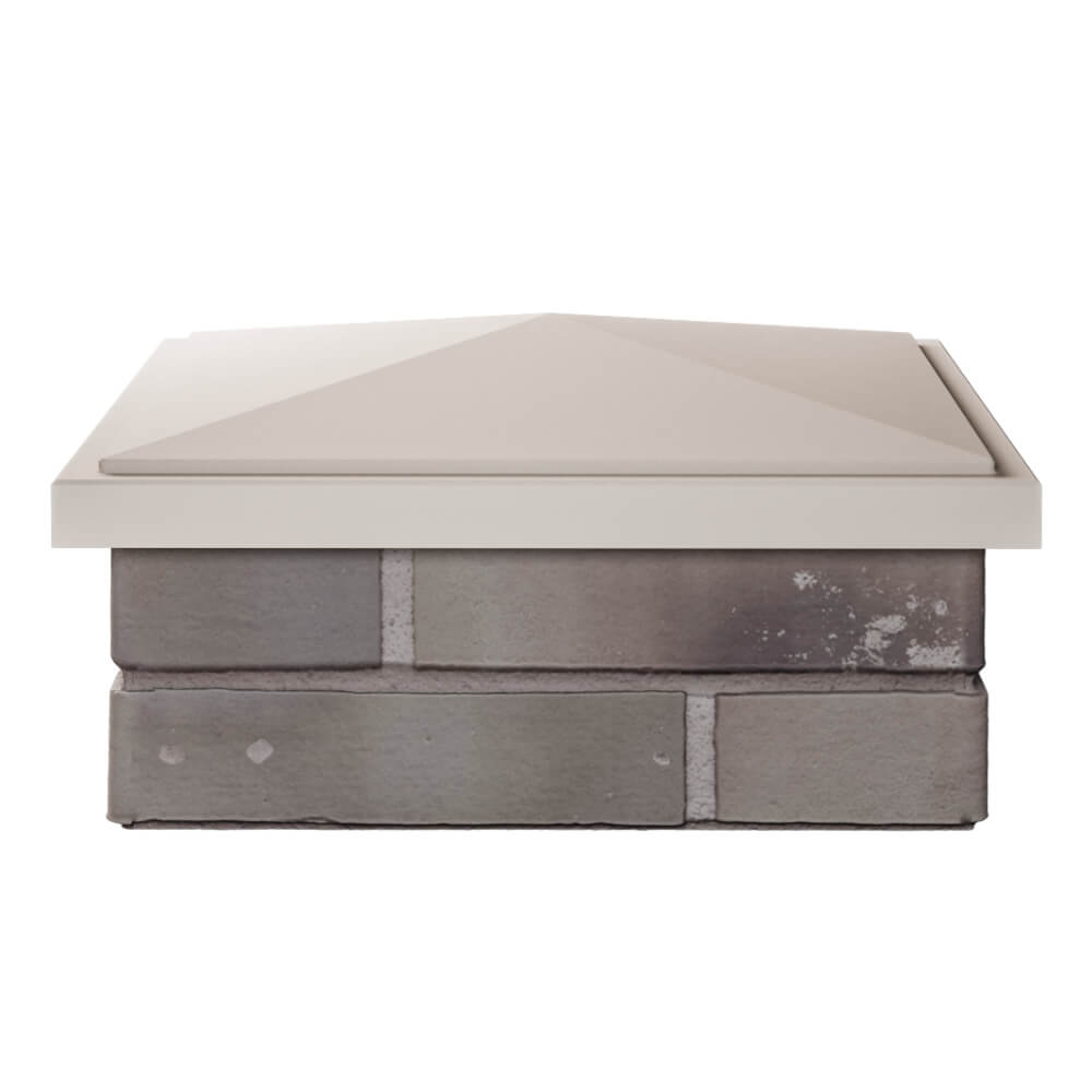 Колпак Zking БонаМоно Бежевый на столб 1.5х1.5 кирпича (385х385, 400х400мм) Кисловодск фото