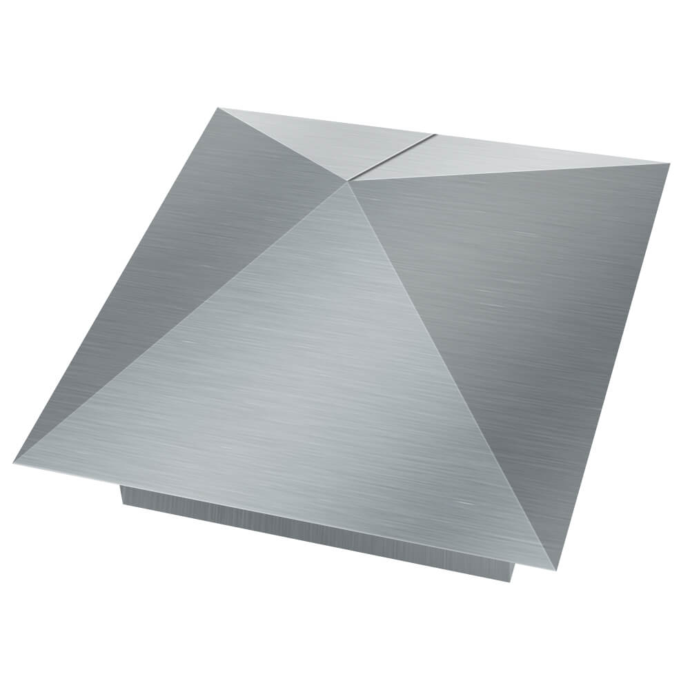 Колпак металлический 380х380мм оцинкованный заборный Кисловодск фото