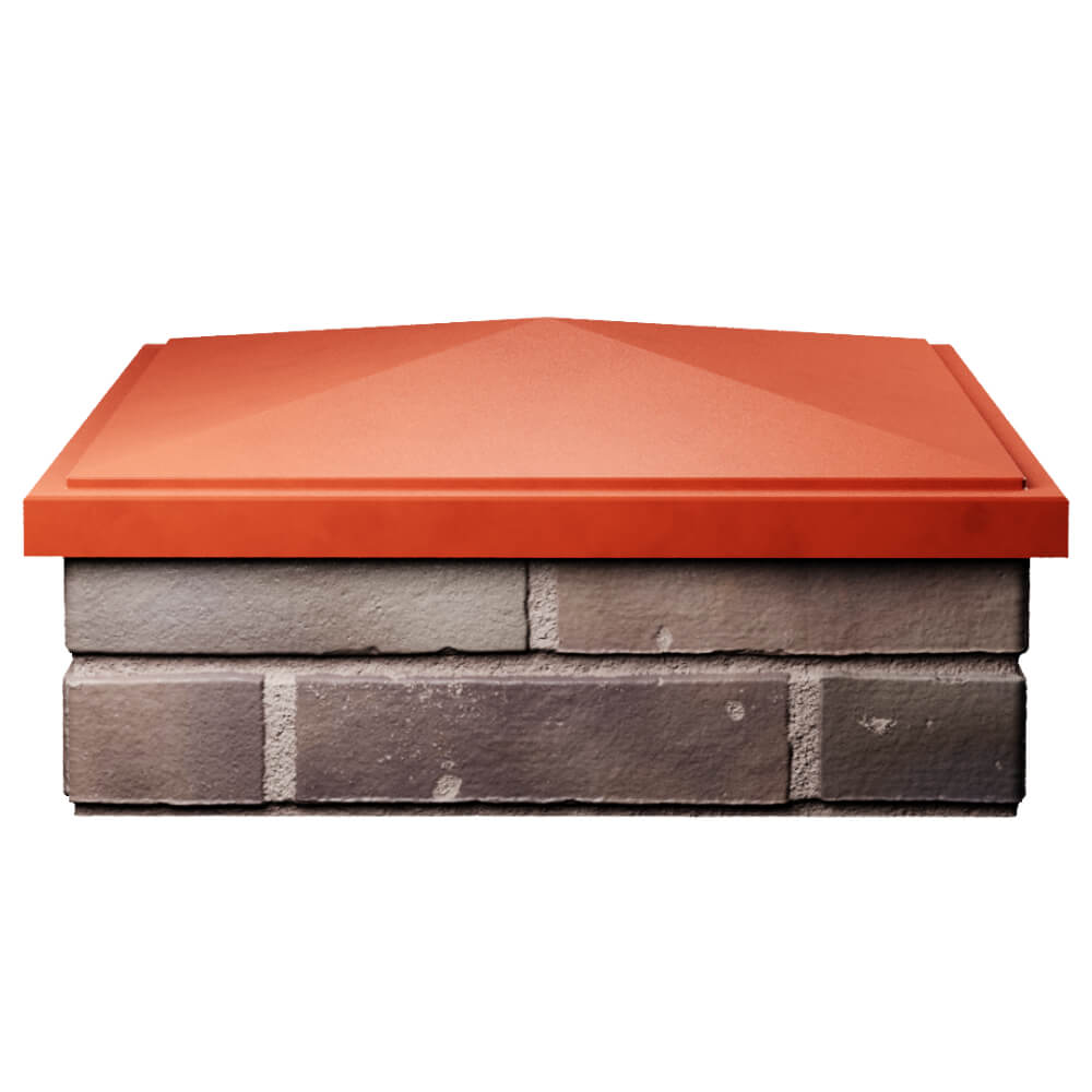 Колпак Zking БонаМоно Красный на столб 2х2 кирпича (515х515, 530х530мм) Кисловодск фото