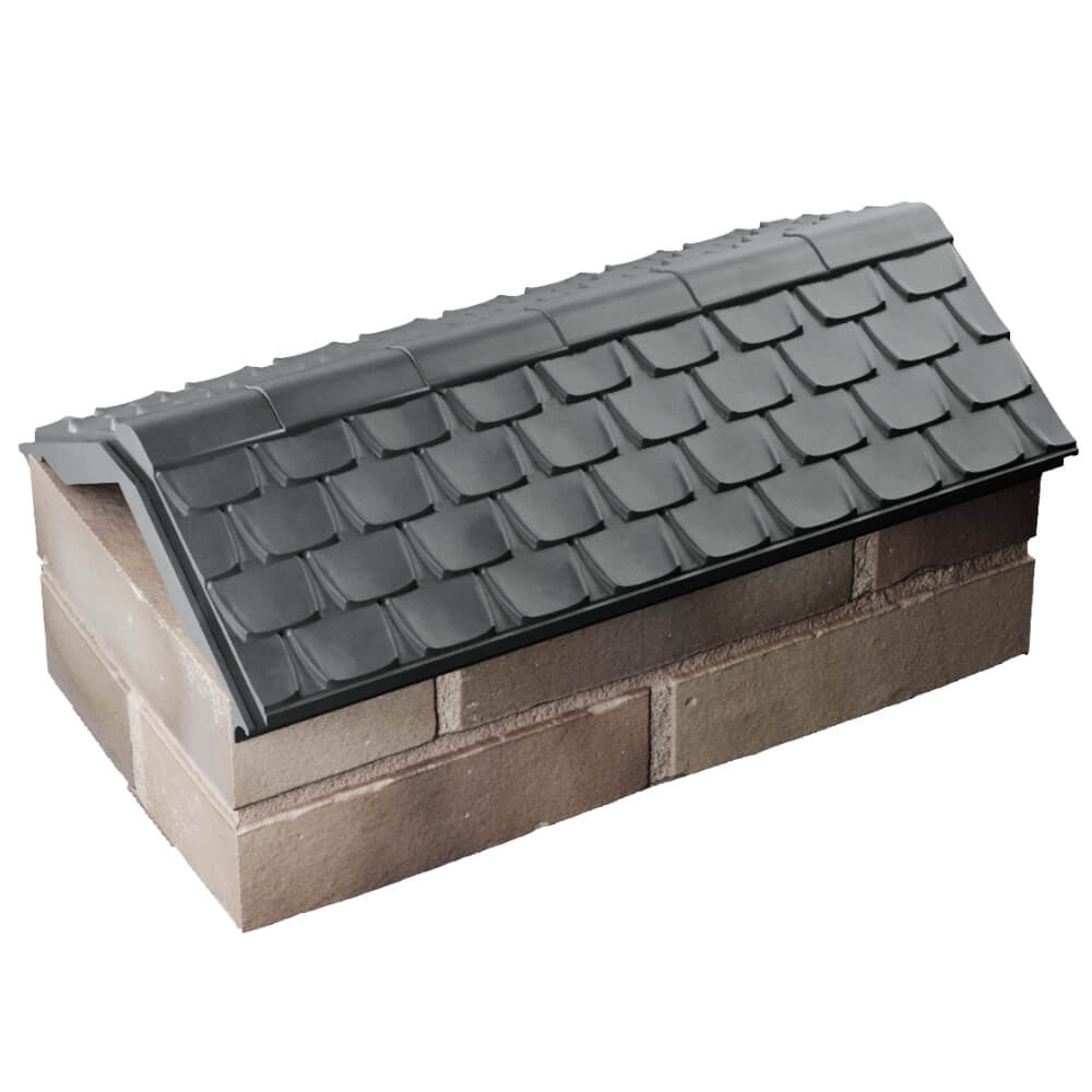 Парапет Zking Эльбрус Серый с посадкой на 1 кирпич (255мм) в Кисловодске фото