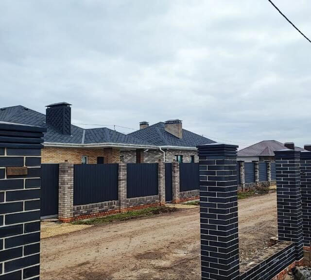 Колпак Zking Бона ХайТек Серый на столб 1.5х1.5 кирпича (385х385мм) в Кисловодске фото