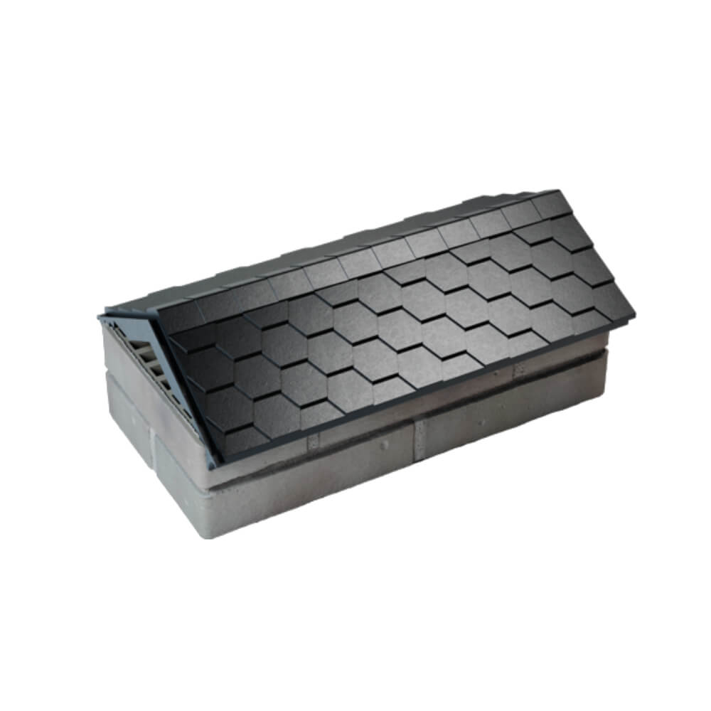 Парапет Zking Эверест Черный с посадкой на 1 кирпич (200/225/255мм) в Кисловодске фото