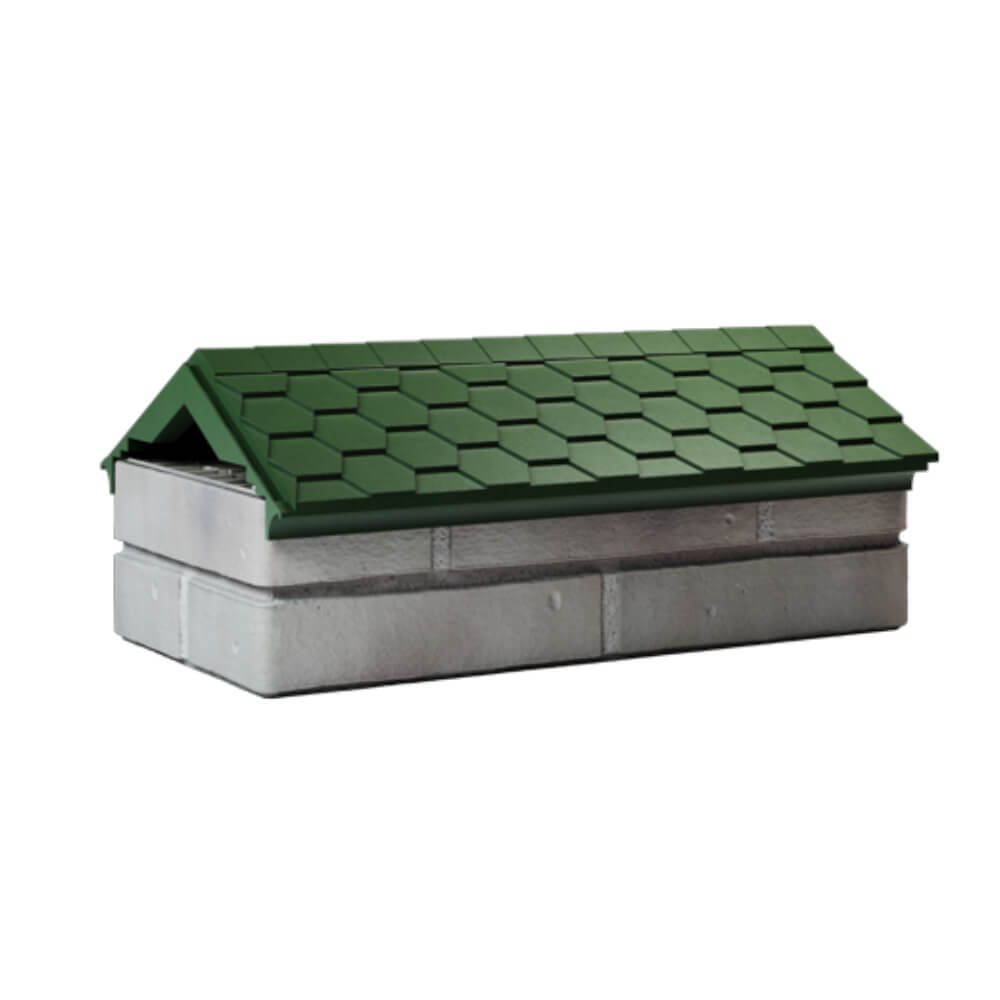 Парапет Zking Эверест Зеленый с посадкой на 1 кирпич (200/225/255мм) Кисловодск фото