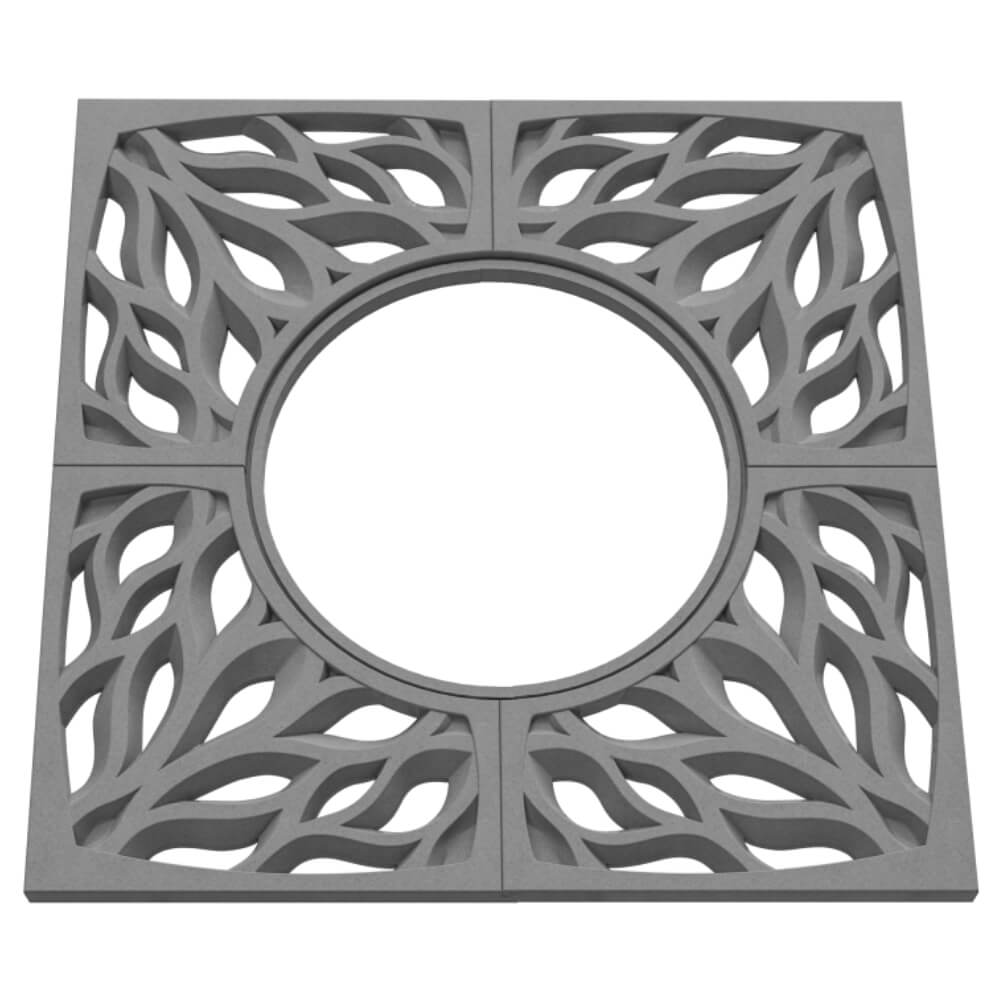 Приствольная решетка для дерева ZKING CRUST 1.2х1.2м Серая в Кисловодске фото