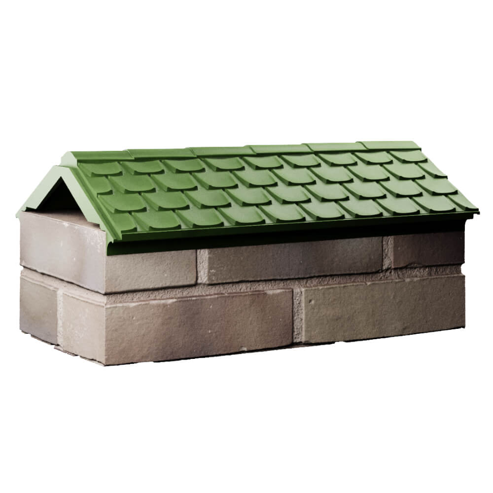 Парапет Zking Эльбрус Зеленый с посадкой на 1 кирпич (255мм) Кисловодск фото