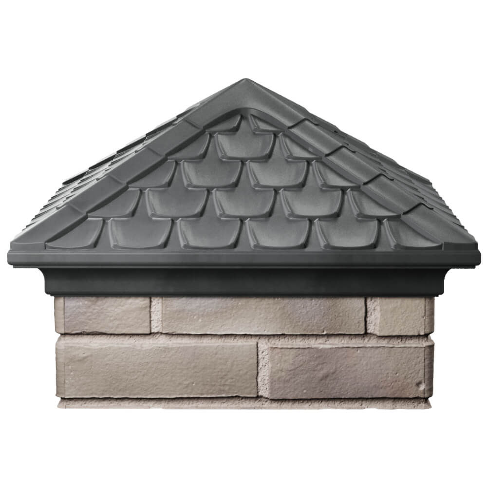 Колпак Zking Эльбрус Серый на столб 1.5х1.5 кирпича (385х385мм) Кисловодск фото