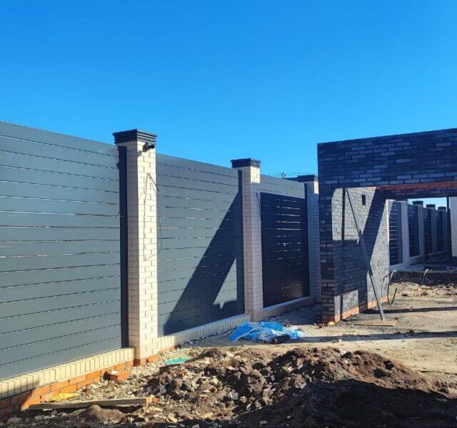 Колпак Zking Бона ХайТек Серый на столб 1.5х1.5 кирпича (385х385мм) в Кисловодске фото