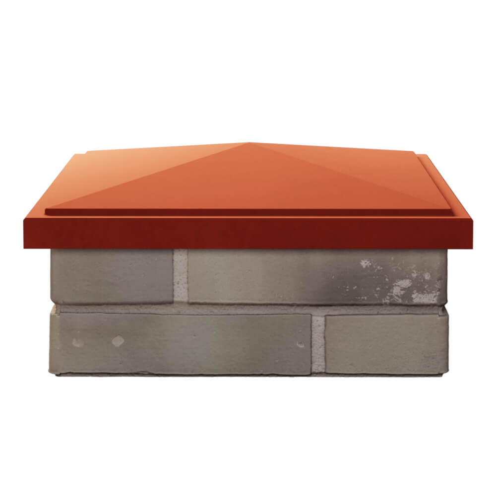 Колпак Zking БонаМоно Красный на столб 1.5х1.5 кирпича (385х385, 400х400мм) Кисловодск фото