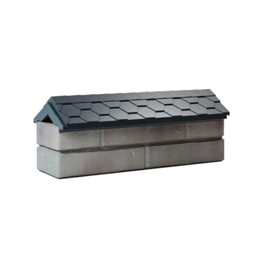 Парапет Zking Эверест Серый с посадкой на 0.5 кирпича (130мм) Кисловодск фото