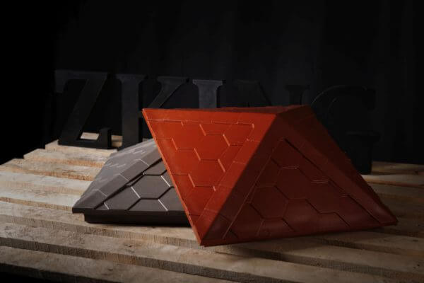 Колпак Zking Эверест Красный на столб 1.5х1.5 кирпича (390х390мм) в Кисловодске фото