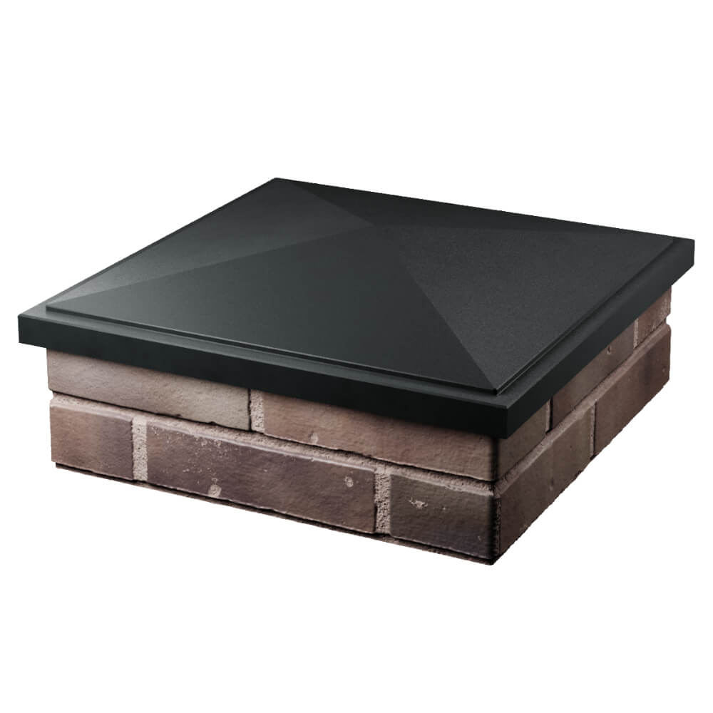 Колпак Zking БонаМоно Черный на столб 2х2 кирпича (515х515, 530х530мм) в Кисловодске фото