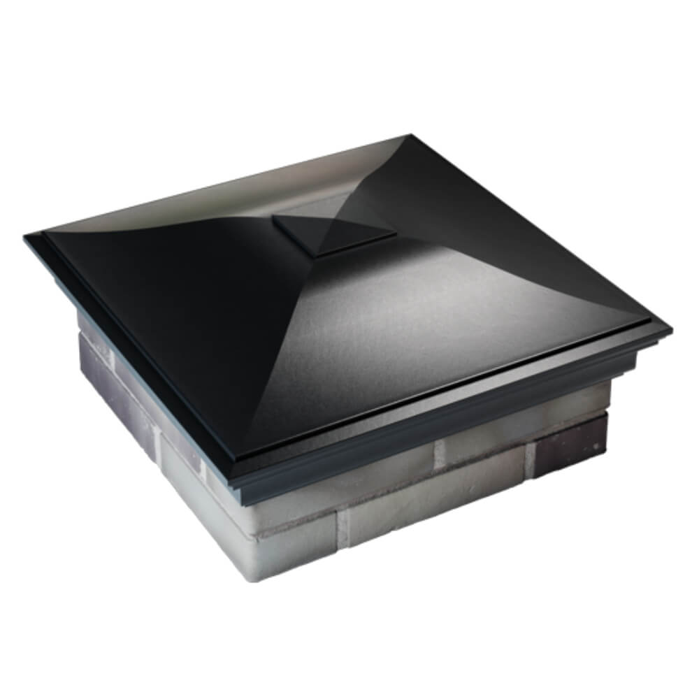 Колпак Zking Монблан Черный на столб 2х2 кирпича (515х515мм) Кисловодск фото