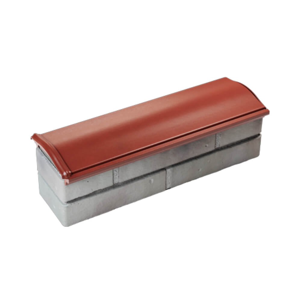 Парапет Zking Монблан Красный посадка на 0.5 кирпича (130мм) в Кисловодске фото