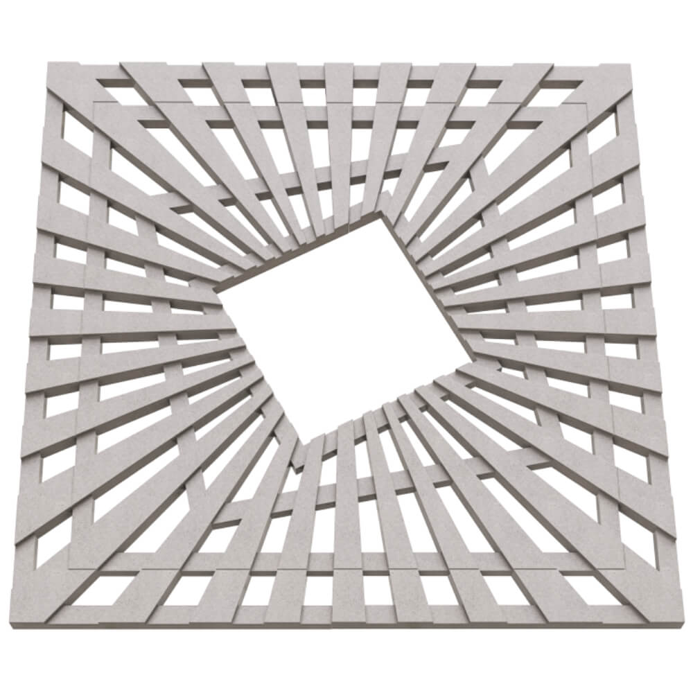 Приствольная решетка для дерева ZKING ATMOSPHERE 1.2х1.2м Бежевая в Кисловодске фото