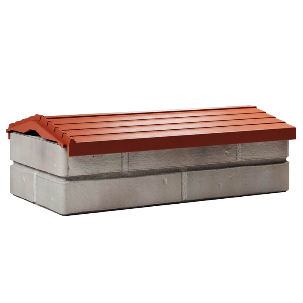 Парапет Zking Бона ХайТек Красный с посадкой на 1 кирпич (200/225/255мм) Кисловодск фото