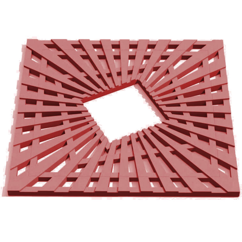 Приствольная решетка для дерева ZKING ATMOSPHERE 1.2х1.2м Красная Кисловодск фото