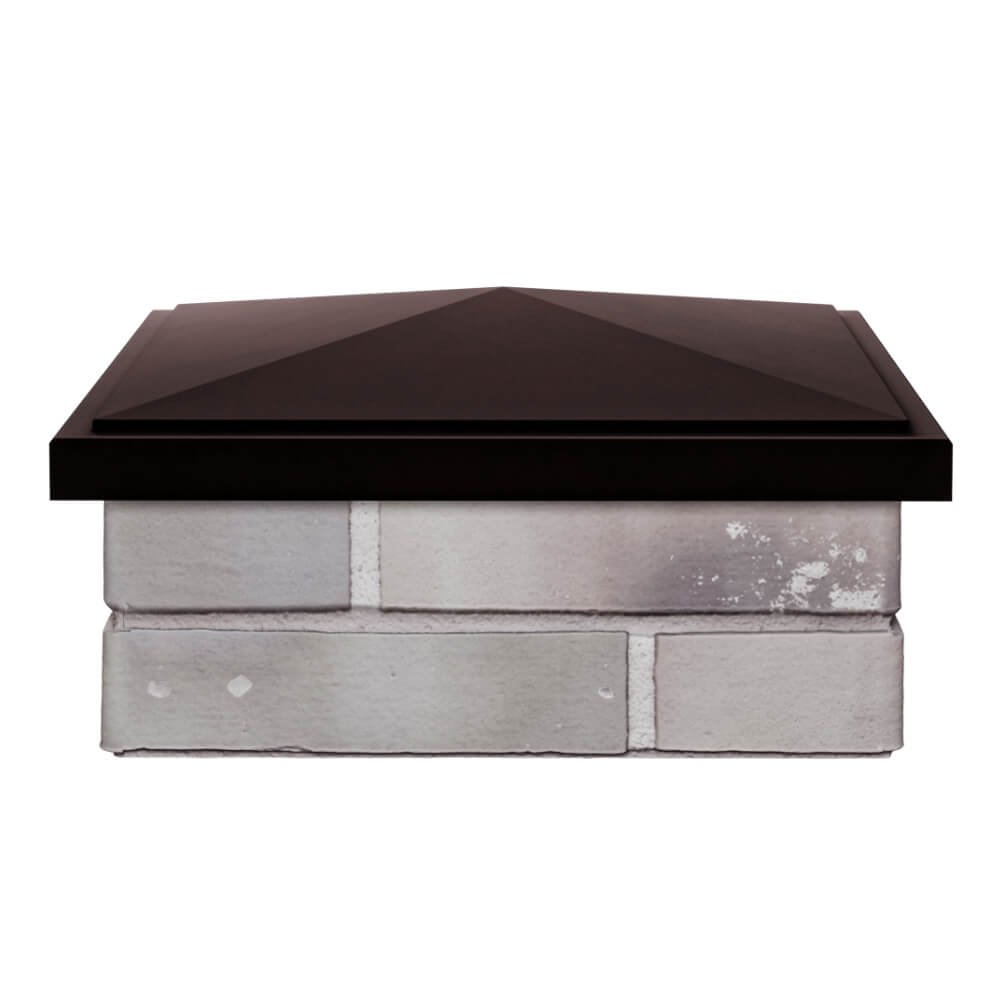 Колпак Zking БонаМоно Коричневый на столб 1.5х1.5 кирпича (385х385, 400х400мм) Кисловодск фото