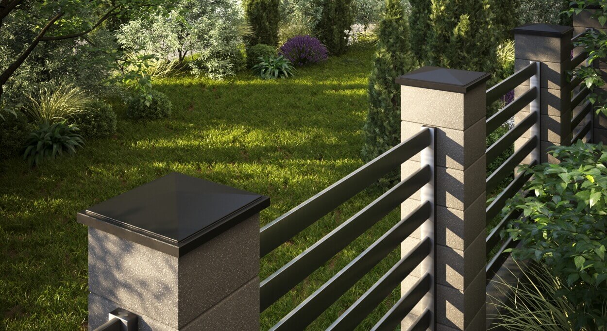 Колпак Zking БонаМоно Коричневый на столб 1.5х1.5 кирпича (385х385, 400х400мм) в Кисловодске фото