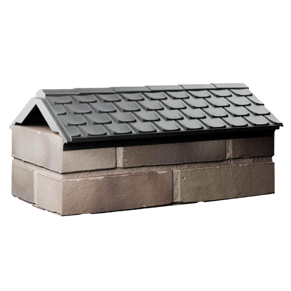 Парапет Zking Эльбрус Серый с посадкой на 1 кирпич (255мм) Кисловодск фото