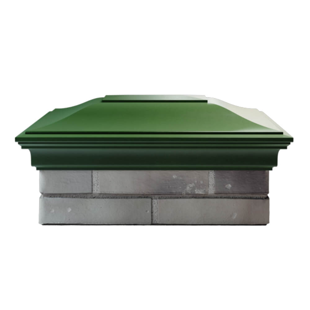 Колпак Zking Монблан Зеленый на столб 2х1.5 кирпича (515х385мм) в Кисловодске фото