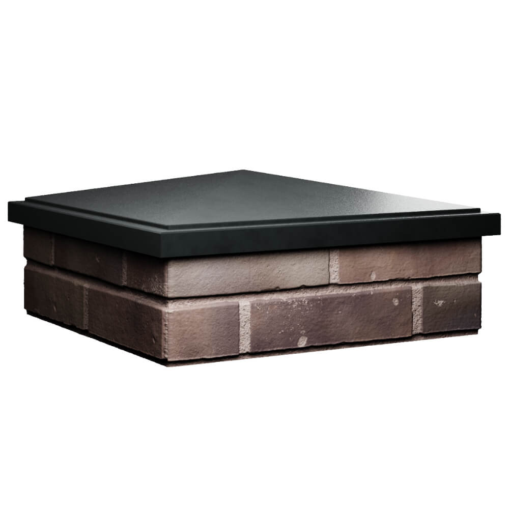 Колпак Zking БонаМоно Черный на столб 2х2 кирпича (515х515, 530х530мм) в Кисловодске фото