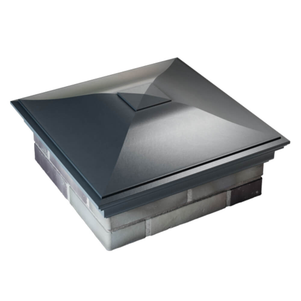 Колпак Zking Монблан Серый на столб 2х2 кирпича (515х515мм) Кисловодск фото