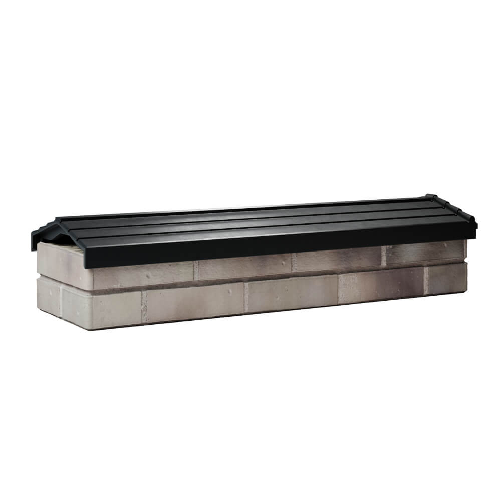 Парапет Zking Бона ХайТек Черный посадка на 0.5 кирпича (130мм) Кисловодск фото