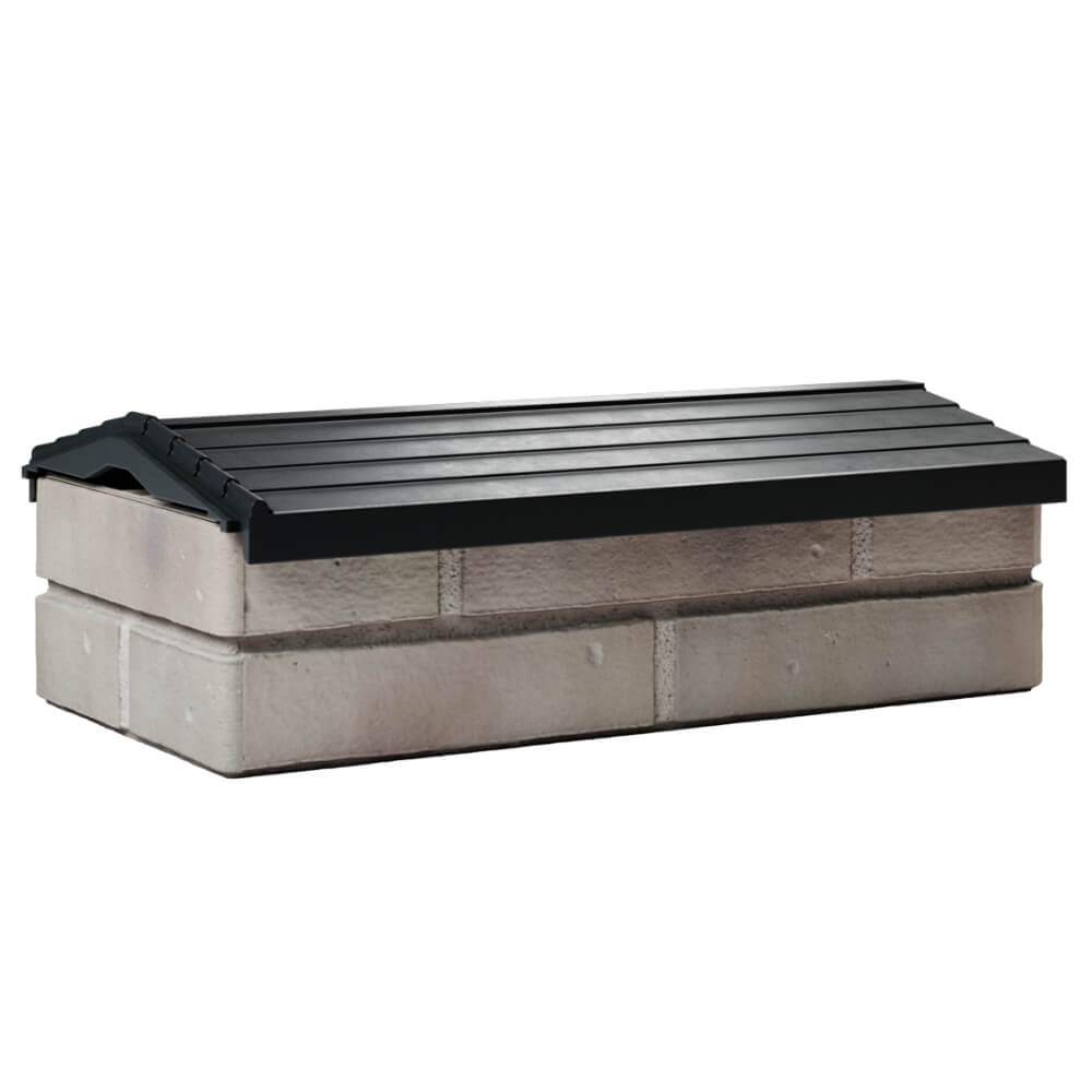 Парапет Zking Бона ХайТек Черный с посадкой на 1 кирпич (200/225/255мм) Кисловодск фото