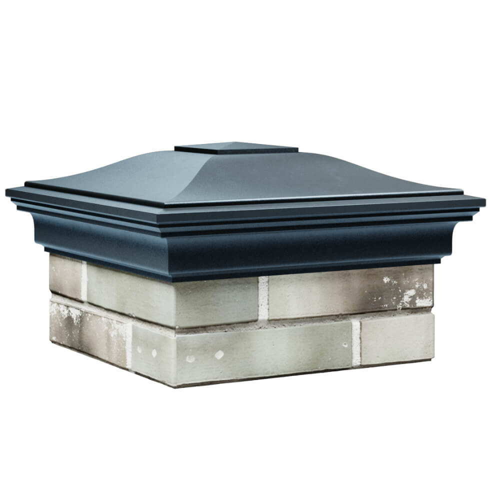 Колпак Zking Монблан Серый на столб 1.5х1.5 кирпича (385х385мм) в Кисловодске фото