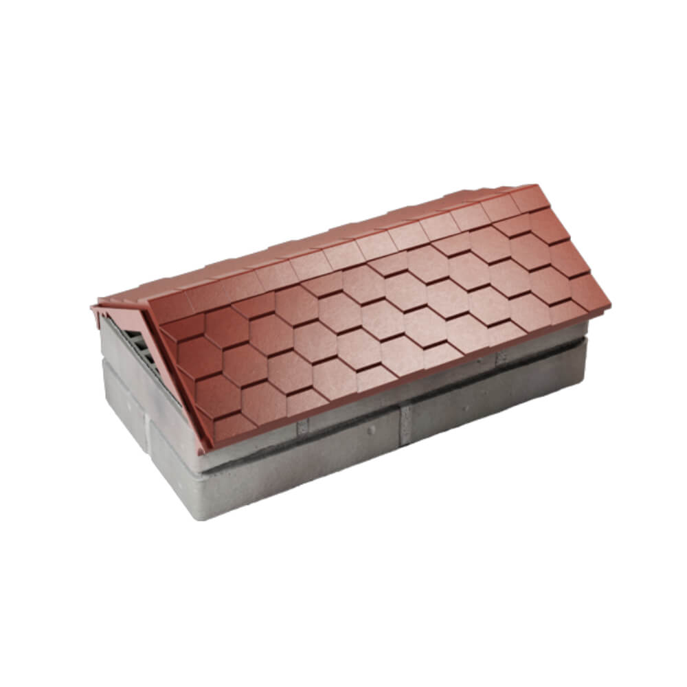 Парапет Zking Эверест Красный с посадкой на 1 кирпич (200/225/255мм) в Кисловодске фото