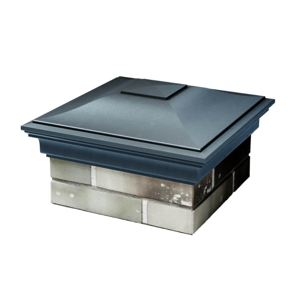 Колпак Zking Монблан Серый на столб 1.5х1.5 еврокирпича 0.7НФ (355х355мм) в Кисловодске фото