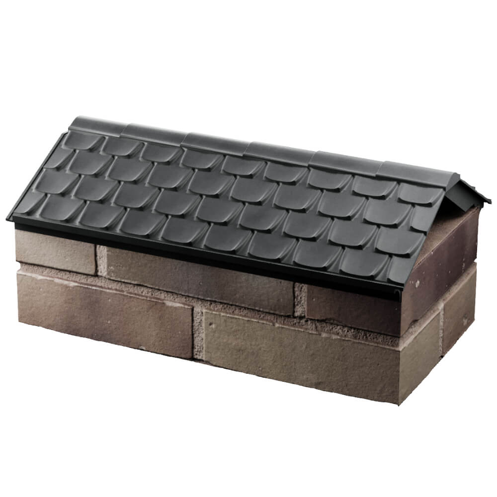 Парапет Zking Эльбрус Серый с посадкой на 1 кирпич (255мм) в Кисловодске фото