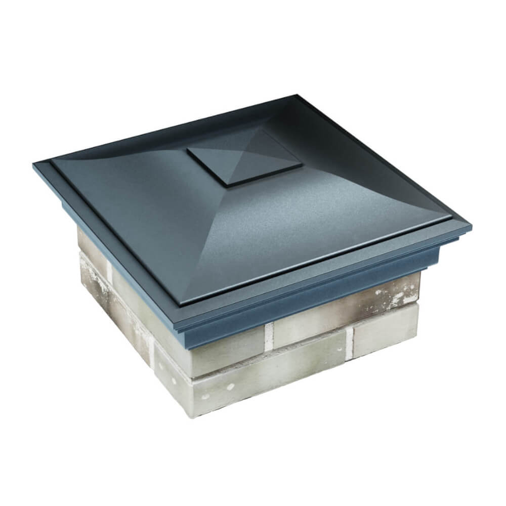 Колпак Zking Монблан Серый на столб 1.5х1.5 еврокирпича 0.7НФ (355х355мм) в Кисловодске фото