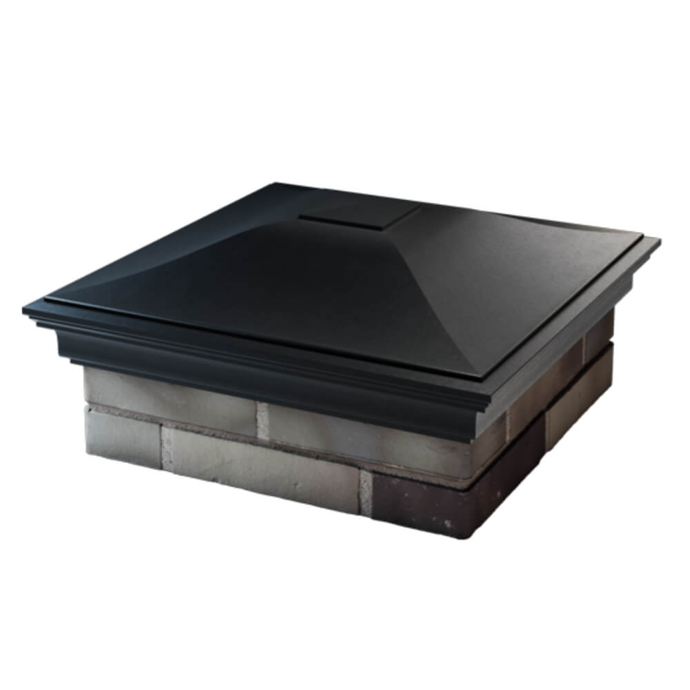 Колпак Zking Монблан Черный на столб 2х2 кирпича (515х515мм) в Кисловодске фото